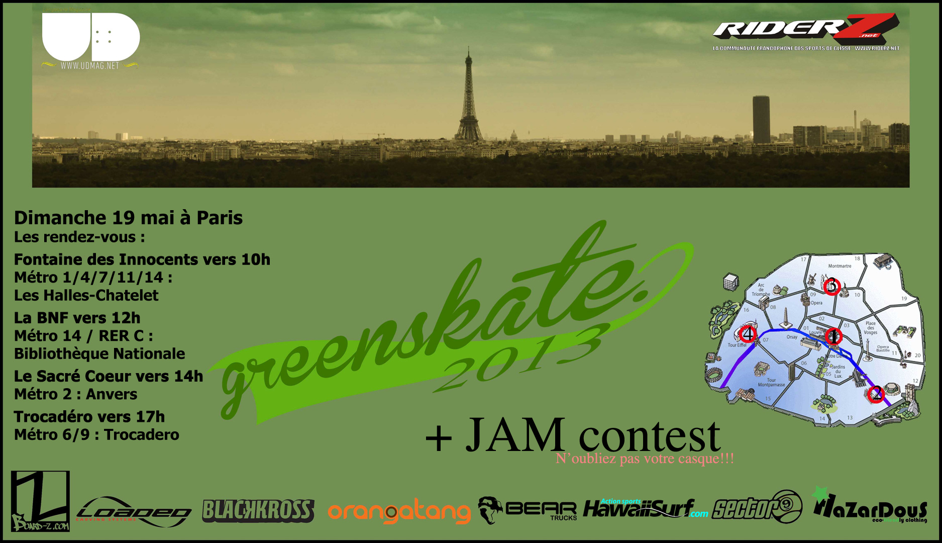 La Greenskate 2013 avec Riderz