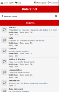 Mise à jour du forum !