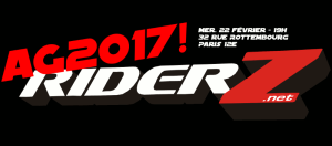 AG de l&rsquo;association Riderz – 22 février 2017